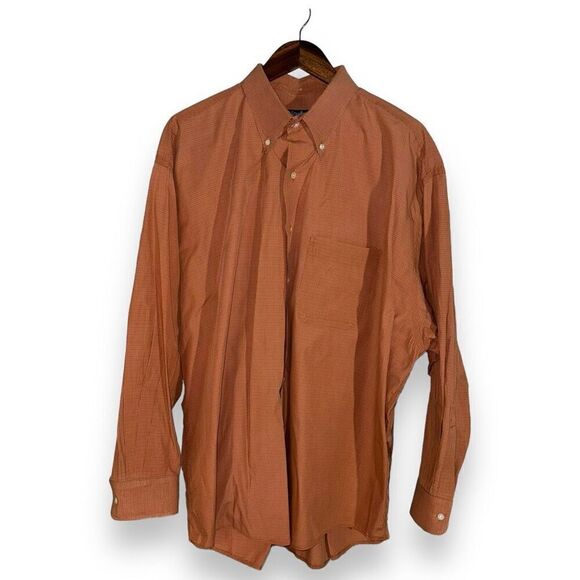 Gitman Brothers Orange Made in USA Button Down Shirt XXL - Picture 1 of 9